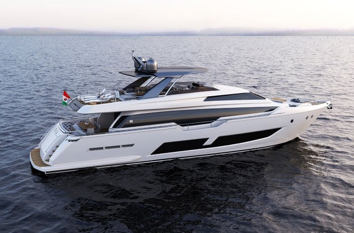 Ferretti Yachts 850 — презентация новой модели яхты от Ferretti Group