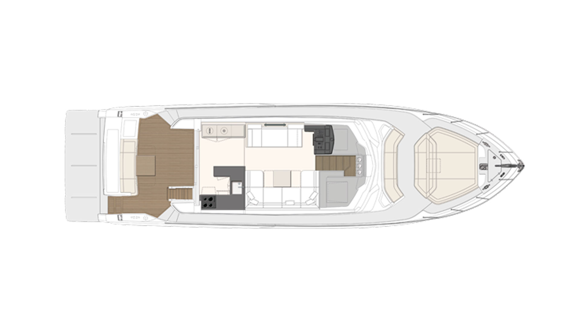 Ferretti Yachts 550 Фото  14