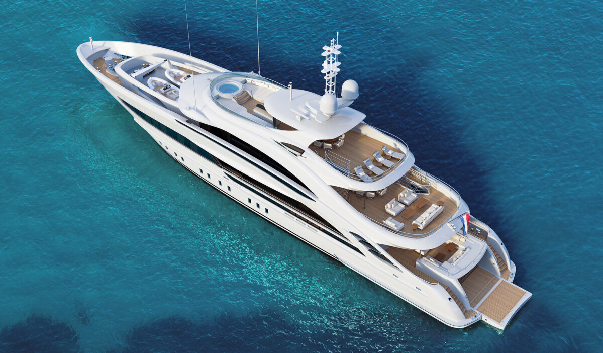 Heesen 50m Steel Displacement