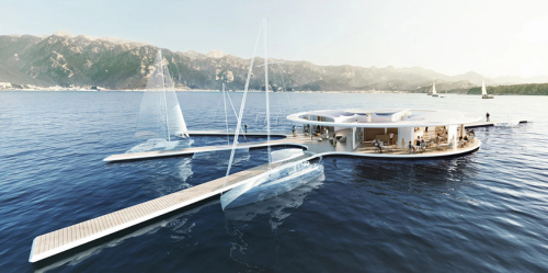 Lotus Marina: An Eco-Friendly Modular Yacht Marina Concept ￼