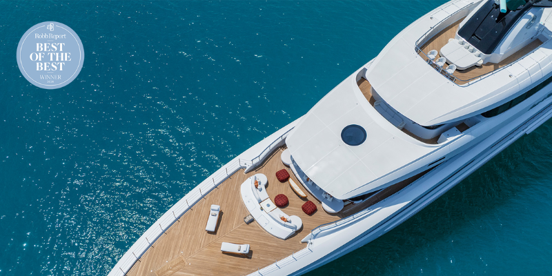 CRN Amor à Vida recognised among the world’s finest superyachts